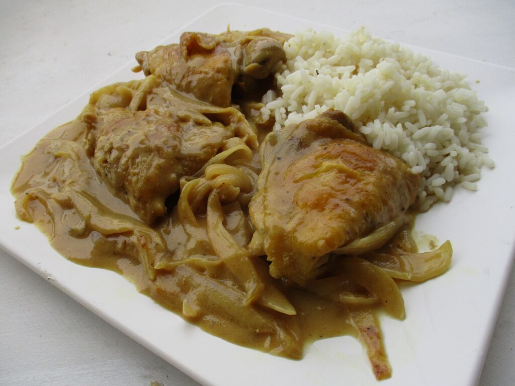 Senegalese chicken yassa