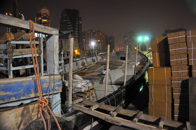 Dhow boat on Dubai Creek