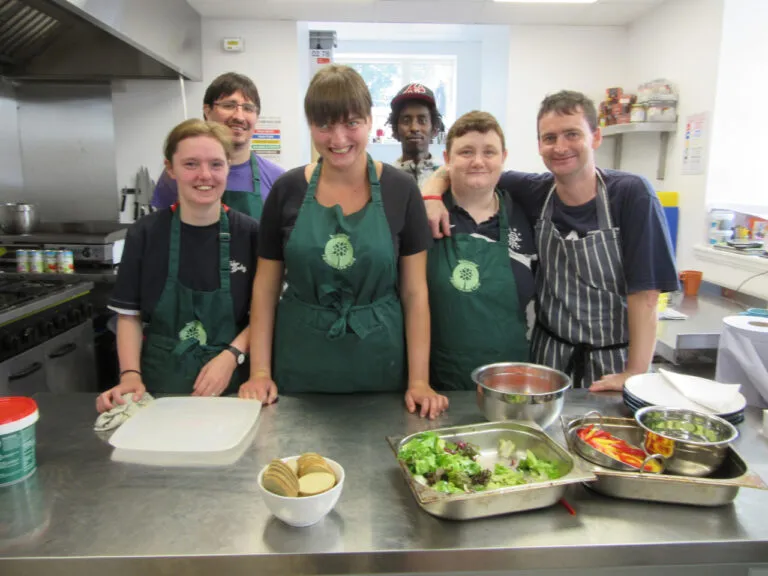 Cooking in a farmhouse kitchen