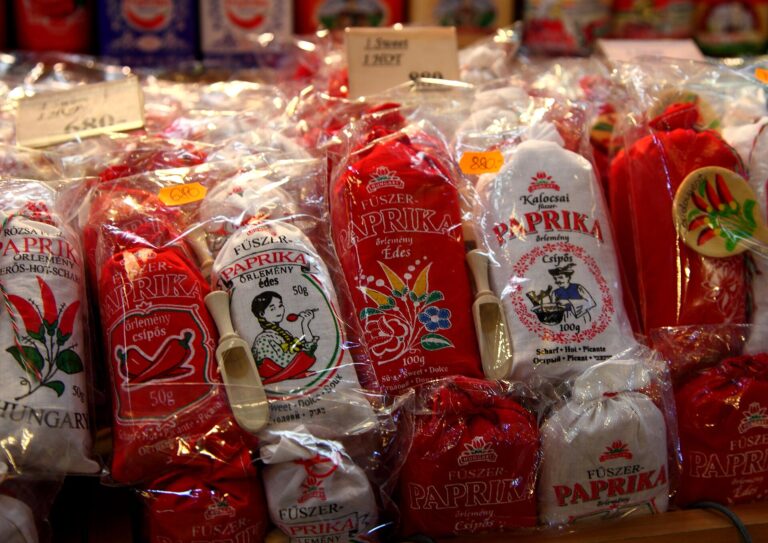 Spices for sale at a market