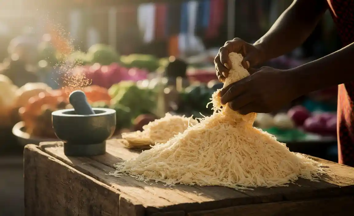 How is Attieke Traditionally Prepared