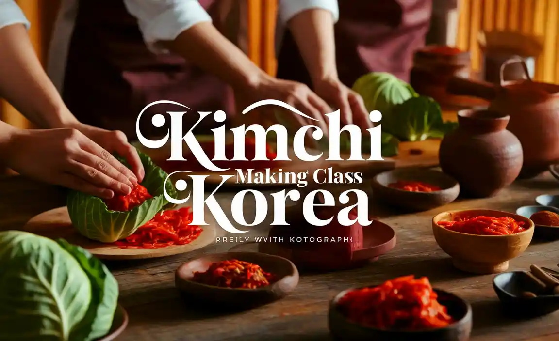 Kimchi Making Class Korea