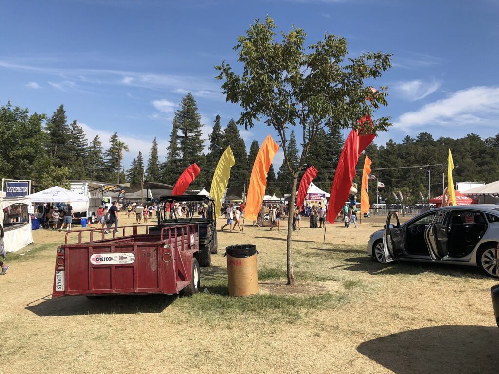 Garlic festival in California