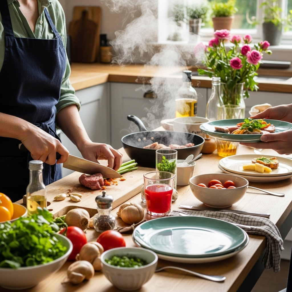 Generate an eye-catching, high-quality featured image for a blog post about: Welsh Lamb Trail: Essen