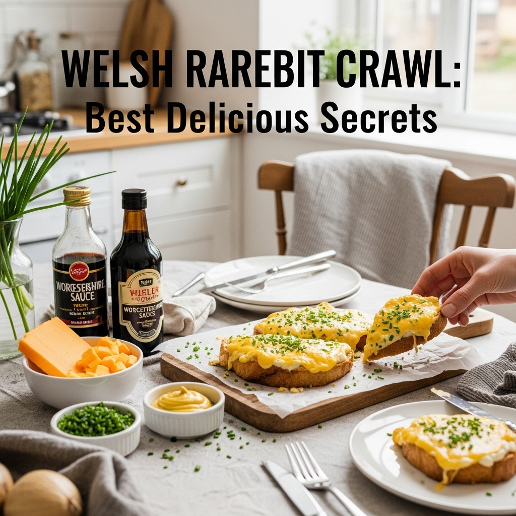Generate an eye-catching, high-quality featured image for a blog post about: Welsh Rarebit Crawl: Be