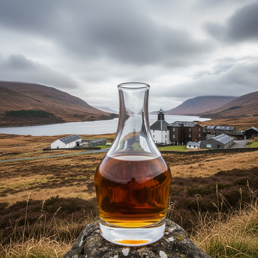 Generate an eye-catching, high-quality featured image for a blog post about: Whisky Distillery Tours