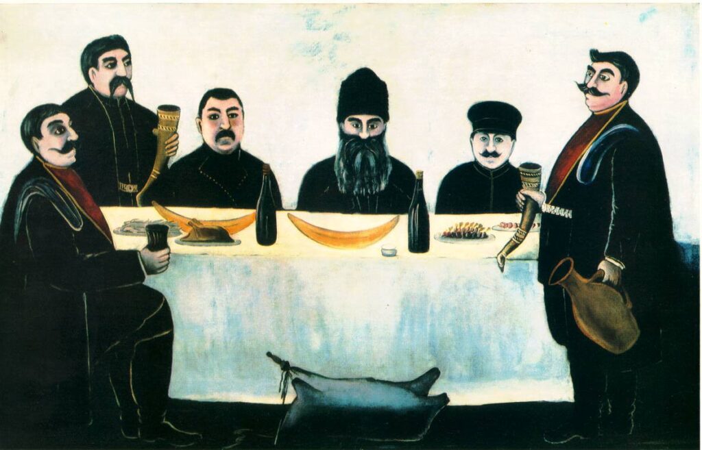 Georgian supra feast