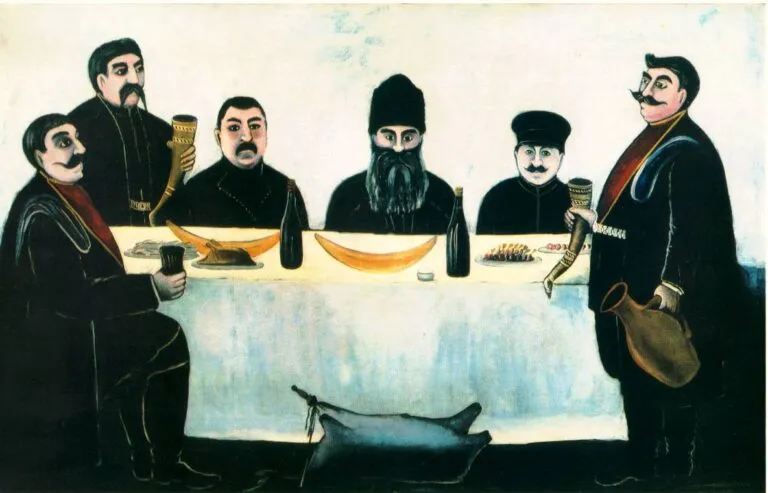 Georgian supra feast