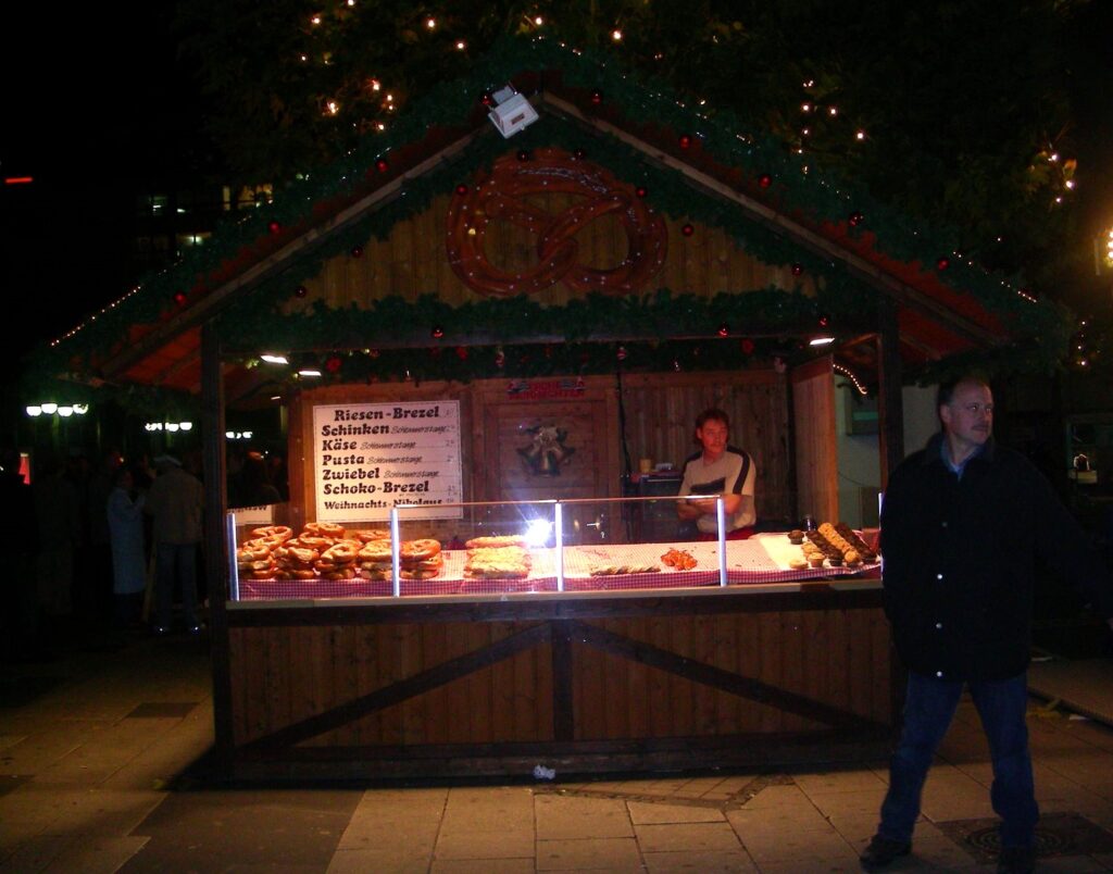 German Christmas market food