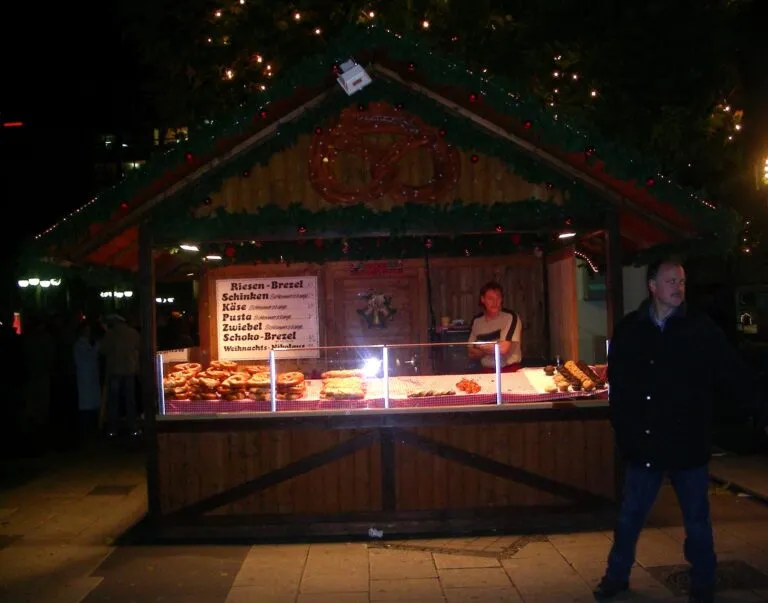 German Christmas market food