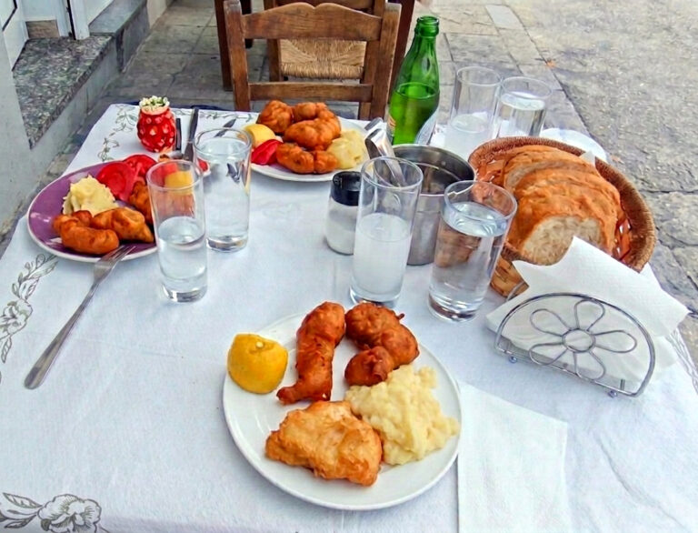 Ouzo and meze