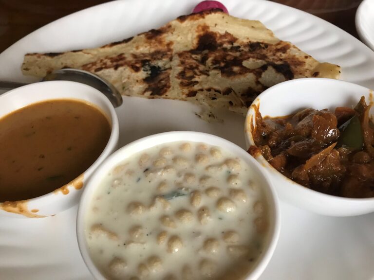 Indian thali meal