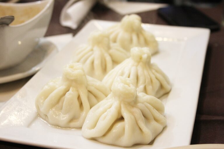 Georgian khinkali dumplings