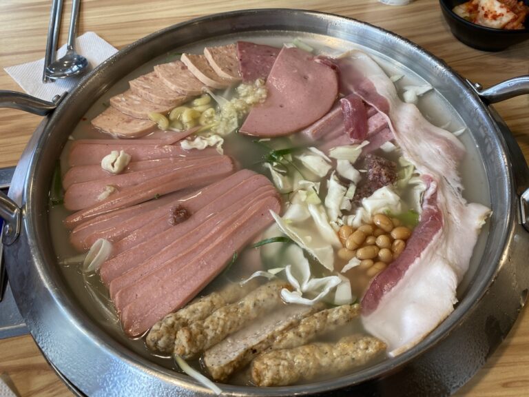 Korean budae jjigae