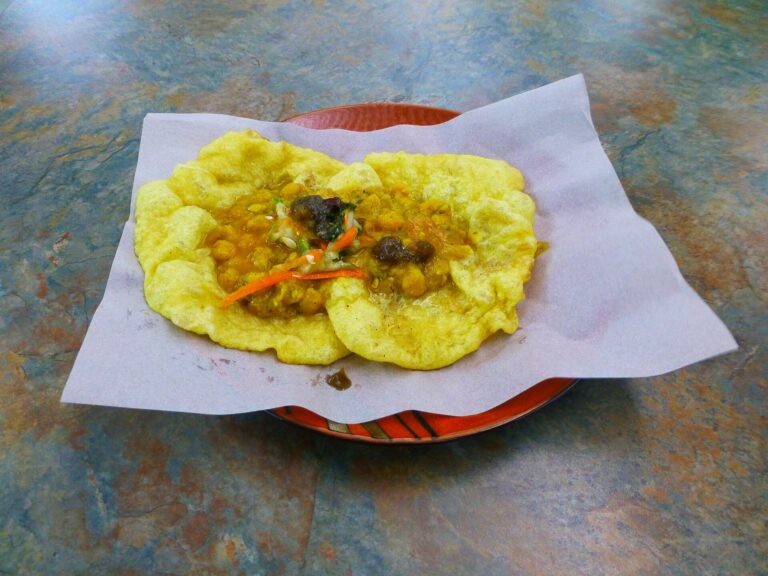 Trinidad doubles street food