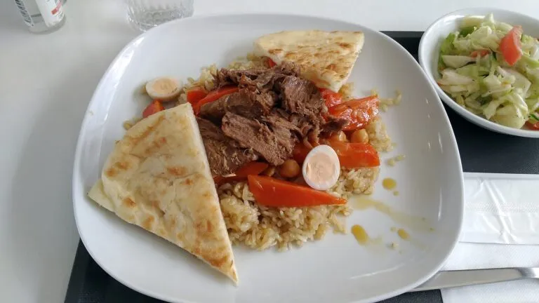 Uzbek plov in Samarkand